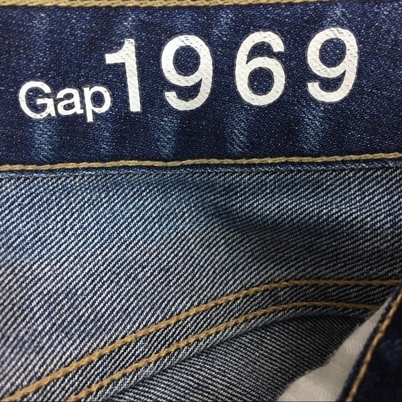 GAP 1969 Jeans Curvy Bootcut Medium Wash Denim Stretchy Size 27L Long Inseam - Picture 10 of 13